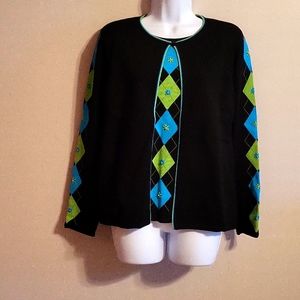 Alfred Dunner faux sweater set. SIZE XLP.       Price Drop  B2